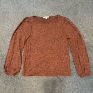 Green Envelope Long Sleeve Top